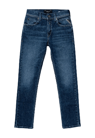 Replay Wallys Straight Fit Jeans Byxor Herr Blå 166