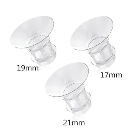 17mm/19mm/21mm Flensinnsats Kompatibel Med Medela / Willow / Tsrete / Momcozy S9 S10 S12 Hhh [DB]
