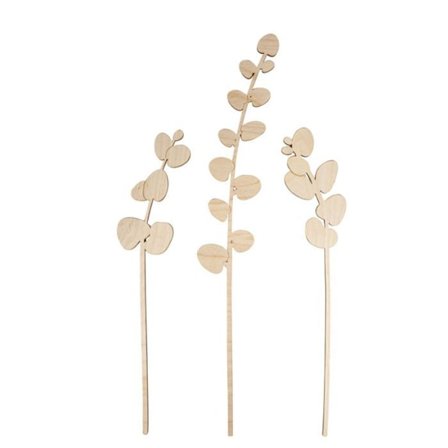 Eukalyptusstam av trä 42 cm