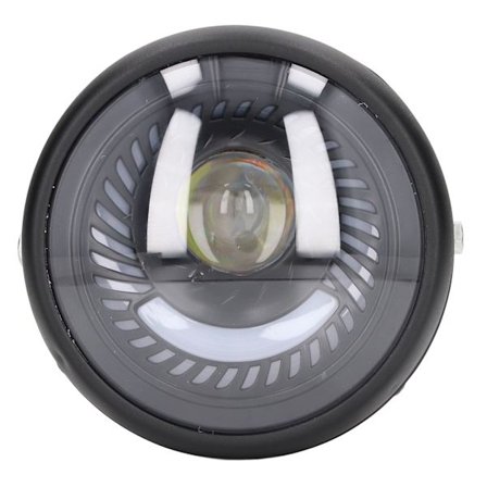 6,5 tuuman moottoripyörän LED-ajovalot Retro pyöreä ajovalo IPX66 Vedenpitävä moottoripyörille skoottereille