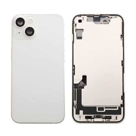 Original iPhone 14 Baksida med Komplett Ram - Svart