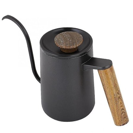 600ml Dryppkanne i rustfritt stål med svanehals for kaffe og te