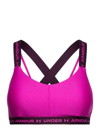 Ua Crossback Low Lingerie Bras & Tops Sports Bras - ALL Vaaleanpunainen Under Armour