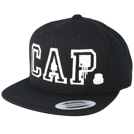 Iconic - Schwarz snapback Cap - Cap On Cap Black Snapback @ Hatstore