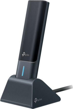 TP-Link AXE5400 High Gain Tri-Band Wi-Fi 6E USB Adapter