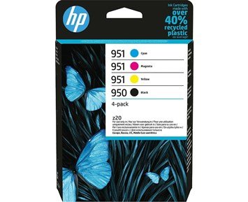 HP-950 Black / 951 CMY Original Ink Cartridges 4-pack-HP 950 svart / 951 CMY multipack blekkpatron-Printing ink, toner & paper-Blekkpatroner