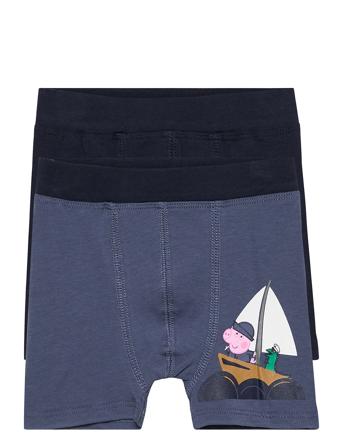 Nmmpeppapig Per 2P Tights Pep Blue Name It