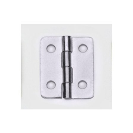 Sølv - 50 stk små minihengsler 18 x 16 mm flate hengsler skapdør