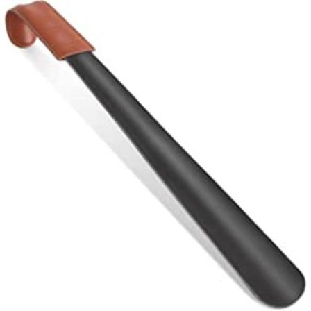 (Musta) Pitk metallikeng nlusikka 42 cm - suuri ruostumattomasta ter ksest valmistettu keng nlusikka kotelolla Helppok ytt inen keng nlusikka