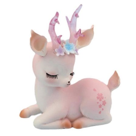 Baby Hjort Figur Kagepynt Mini Statue Rensdyr Hjort Bambi Min