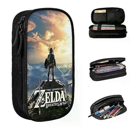 x1957 Z-Zeldas Spil Penalhuse Mode Pen Etui Taske til Studerende Stor Kapacitet Studenter Skole Gave Papir Taske ui1957