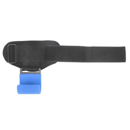 Sport Painonnosto Vetokoukku Kuntosali Voimaharjoittelu Voimanosto Rannekkeet Vyö Wrap Sininen Koukku