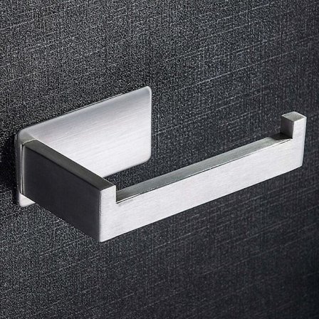 Selvklebende Toalettpapirholder Rustfritt Stål Toalettpapirholder Toalettrullholder for Bad