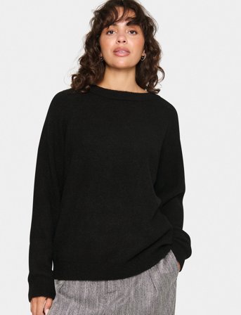 Saint Tropez Garbiesz Pullover - Black - XS