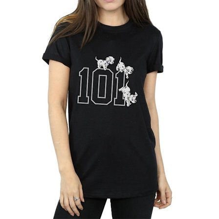 101 Dalmatiner Dam/Dam T-shirt i bomull med killemodell 3