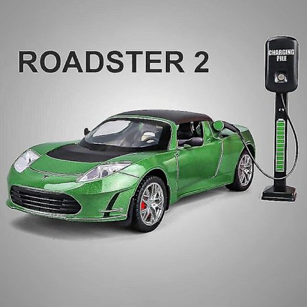 1:24 Tesla Roadster Model Y Model 3 Tesla Model S -leluauto, jossa ääni ja valo, lasten lelukeräilyesine, syntymäpäivälahja