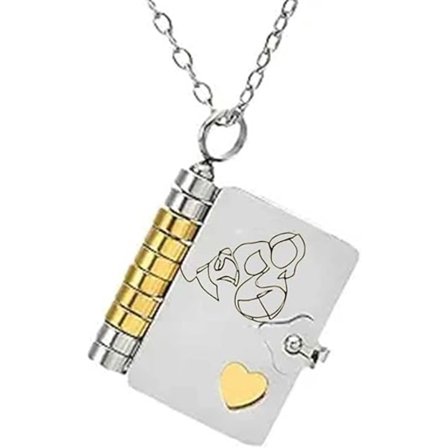 Til barnebarn - Min stolte barnebarn bog halskæde, barnebarn gaver fra bedstemor personlig graveret skjult