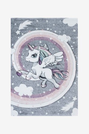 KM Home - Barneteppe Atlas - Rosa - Barnetepper - 80X150 - Fra Homeroom