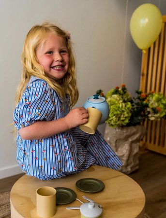 Dantoy Bio Tea Set In Box - Multi/patterned - 34.5X 19X 17.5CM