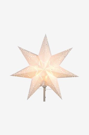 Star Trading - Paperitähti Sensy - Valkoinen - Joulukoristeet - - Homeroom