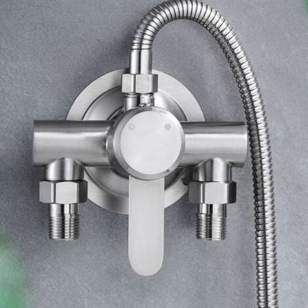 304 Rostfritt Stål Blandare Kran Varmvatten Regulator Duschkran