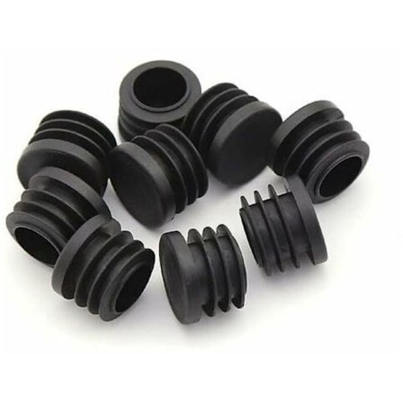 Tuolin jalan suojus, pyöreä muovitulppa, 30 kpl musta putken päätykorkki tuolin liukueste pyöreä tulppa huonekalujen suojus tuolin/jalan putken suojus