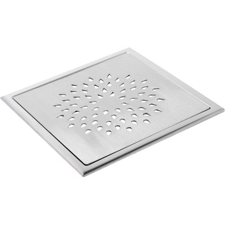 TEBO Details London Lux Gulvslukrist 200 x 200 mm, Innendørsavløp