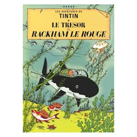 Poster - Tintin Le tresor de Rackham le Rouge - Rackham den Rödes skatt