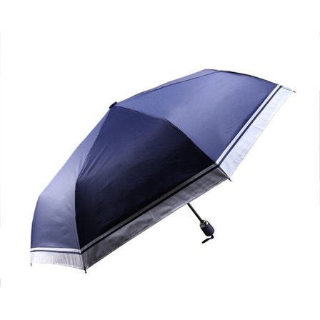 Ultratunn rak axel anti-UV marin lång axel solig och regnig för kvinnor blå