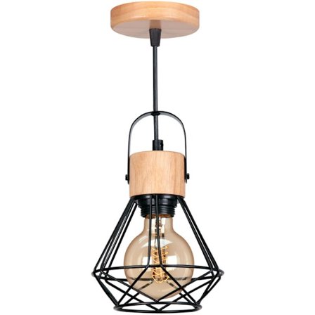 Vintage-riippuvalaisin, musta metallihäkki, kattoon ripustettava lamppu, säädettävä kattokruunu makuuhuoneeseen, baariin, kahvilaan, eteiseen