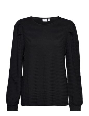 Vimalina O-Neck L/S Top Bf Black Vila