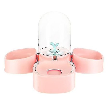 Automatisk vatten- och matdispenser för husdjur, hund och katt, skålfontän