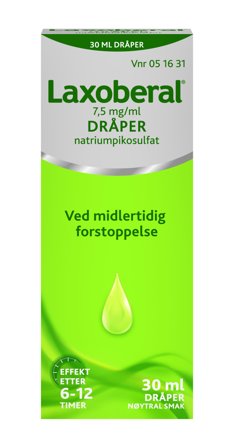 Laxoberal Dråper 7,5mg/ml, 30 ml