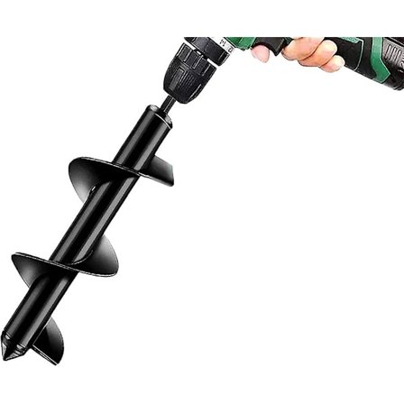 Augerbor for hageplanter, blomsterløk, spiralhullbor, rask plantebor, jordbor