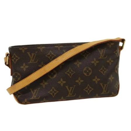 Louis Vuitton Vintage, Pre-owned Louis Vuitton Trotteur Bruin, Dames, Maat:ONE Size,leer