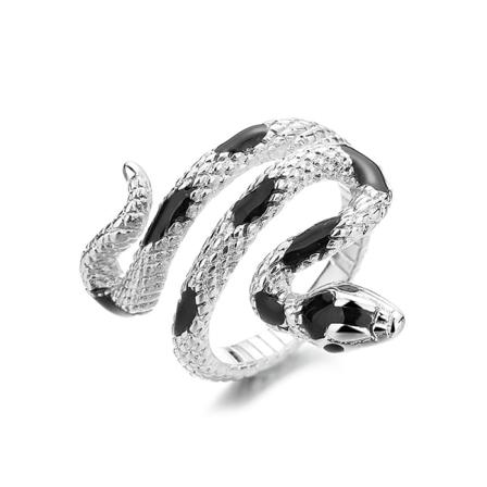 1 st justerbar ormring silver