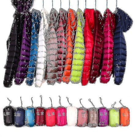 Dame Ultra Let Dunjakke Hvid Andedun Hættejakker Langærmet Varmt Slank Frakke Parka -bp