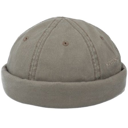 Stetson - Grön docker Beanie - Cotton Olive Docker @ Hatstore