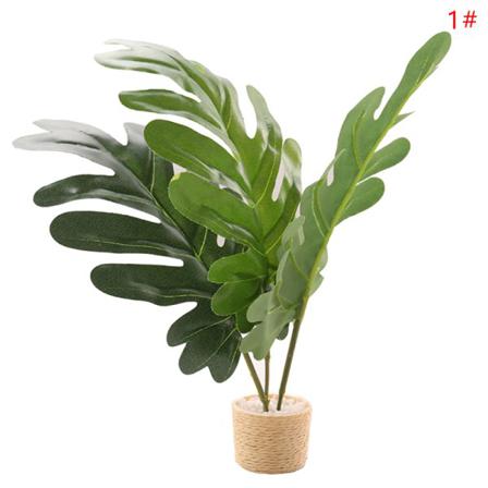 1:6 Dollhouse Miniature Potted S Model Tree Ornament Garden De