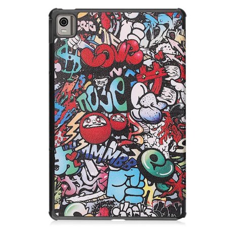 Slim Fit Cover Fodral Till Nokia T21 - Graffiti