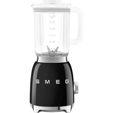 Smeg Tritan Renew blender 1,5 liter, svart - Kjøp kjøkkenmaskin hos Bakeren og Kokken