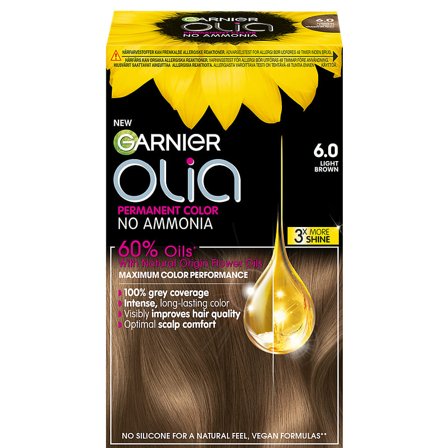 Garnier Olia 6.0 Light Brown, Hår, Hårfarve, Permanent Hårfarve