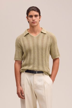 NN.07 Cale Polo Male Green