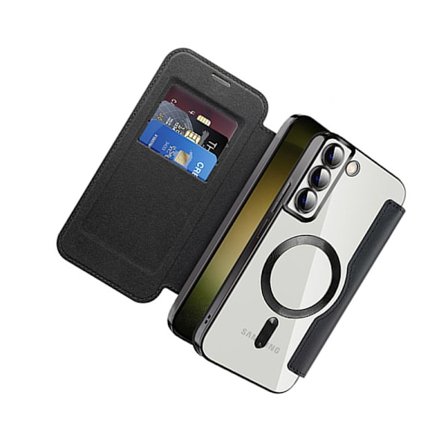 Magnetiskt Läderfodral för Samsung Samsung Galaxy S24 Plus