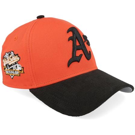 New Era - MLB Červená adjustable Kšiltovka - Hatstore Exclusive x Oakland Athletics Fire & Shadow 9FORTY Orange/Black 2t A-frame Adjustable @ Hatstore