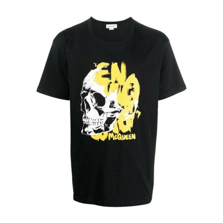 Alexander McQueen T-Shirts Sort, Herre