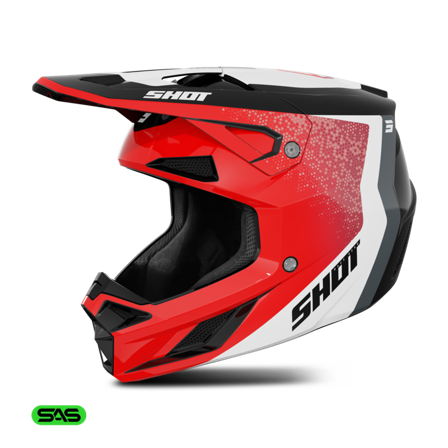 Casco MX Shot Speed Rojo Brillante XL