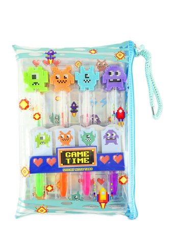 Pen Gel Pentastic Game Time Patterned Robetoy