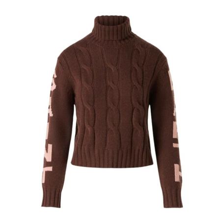 MC2 Saint Barth, Turtlenecks Brązowy, Kobieta, Rozmiar: L