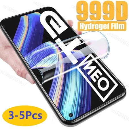3-5 st Hydrogelfilm kompatibel med Realme GT2 GT3 GT NEO 5 3 2 9 10 Pro plus skärmskydd